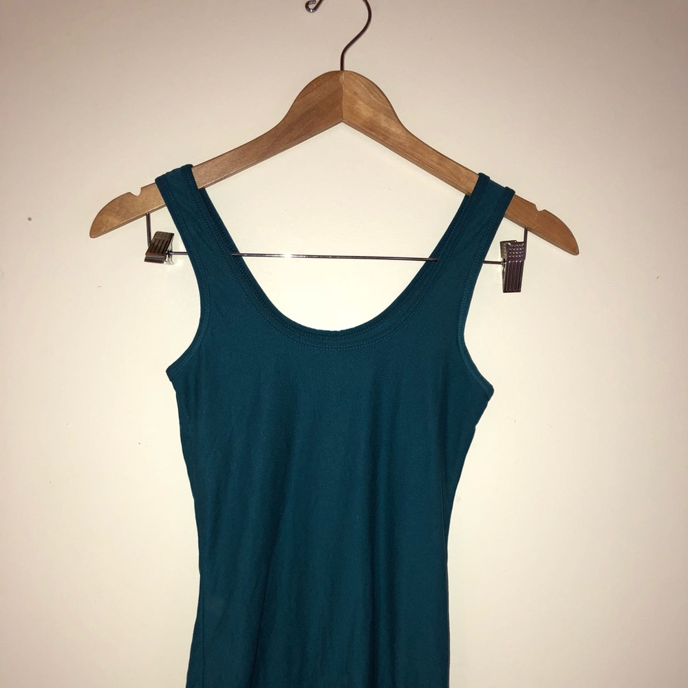 Turquoise tank top
